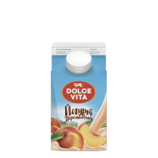 Йогурт DOLCE VITA  персик 450г.