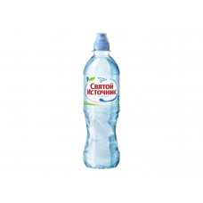 Вода питьевая негазированная Святой источник, 0,5л Спортик пластиковая бутылка