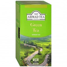 Чай Ahmad Tea Green Tea зеленый листовой 25 пакетиков по 2 г