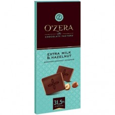 «OZera», шоколад молочный Extra milk & Hazelnut, 90 г