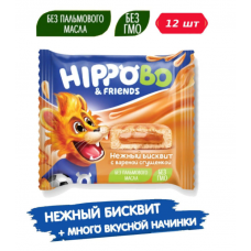 Бисквитное пирожное HIPPO BO & friends с вареной сгущенкой Hipobo 32 г