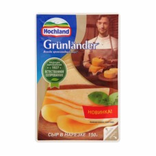 Сыр Фасованный Grunlander Нарезка 150 гр Hochland