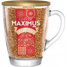 Maximus Original кофе растворимый в стеклянной кружке, 70 г