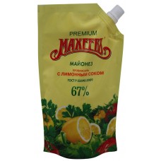 Майонез Махеев Лимонный Сок 67% 400мл