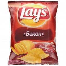 Чипсы картофельные Lays со вкусом бекона 80 г