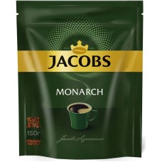 Jacobs Monarch кофе растворимый, 150 г (пакет)