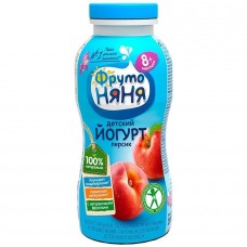 Йогурт Фруто Няня Питьевой 200г. Персик