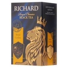 Чай Richard Royal Ceylon черный цейлонский крупнолистовой, 90 г