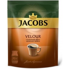 Jacobs Velour кофе растворимый, 70 г (пакет)