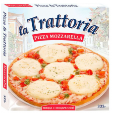 Пицца LaTrattoria 335гр Моцарелла