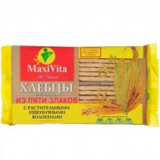 Хлебцы Maxi Vita 5 злаков с растительными пшеничными волокнами 150 г
