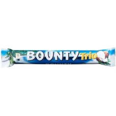 Батончик шоколадный Bounty Трио, 82.5 г