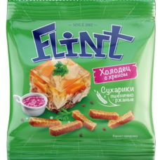 «Flint», сухарики со вкусом холодца с хреном, 35 г