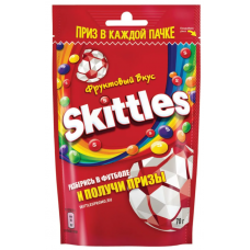 Skittles "Фрукты" драже в разноцветной глазури, 70 г