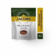 Кофе Jacobs Monarch Millicano молотый в растворимом 75г пакет