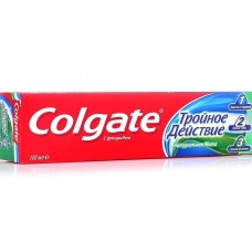 Зубная паста  Colgate с фторидом Тройное Действие 100мл.