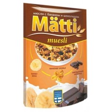Мюсли Matti банан и шоколад, 250 г