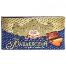 Шоколад Бабаевский 55% темный с миндалем, 100 г